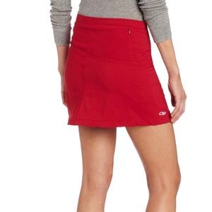 Outdoor Research Expressa Red Skort Skirt Athletic Shorts